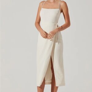 ASTR the Label Brenda wrap Midi Dress